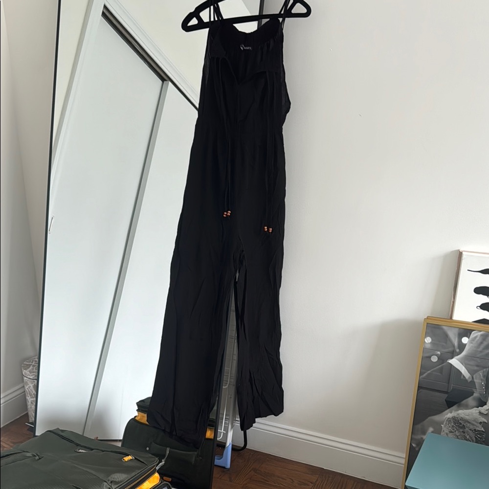Zara Black Jumpsuit with Adjustable Straps